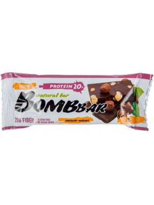 Bombbar Протеиновый батончик 60g Шоколад-Фундук