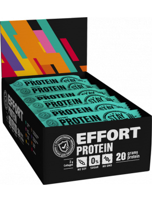 EFFORT Протеиновый батончик Protein 20шт х 60гр Грейпфрут-Мята 20 шт.