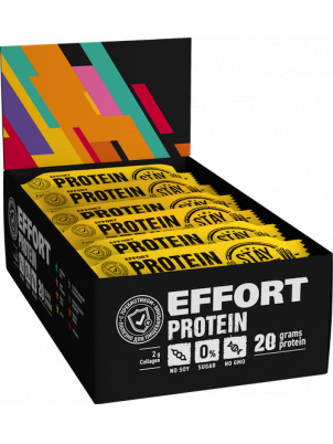 EFFORT Протеиновый батончик Protein 20шт х 60гр Банан 20 шт.