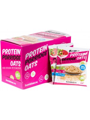 Bombbar Protein Porridge Oats 15 x 60gr Малина