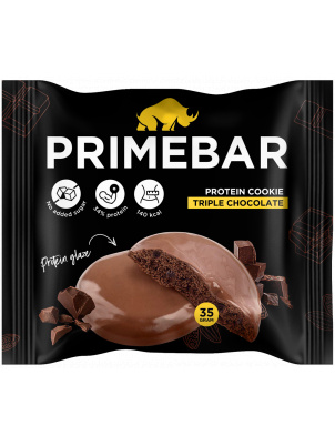 Prime Kraft Протеиновое печенье PrimeBar Тройной шоколад 35g