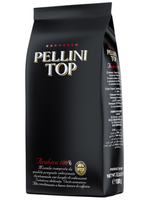 Pellini Кофе в зёрнах  PELLINI TOP 100% Arabica 1kg 1 кг