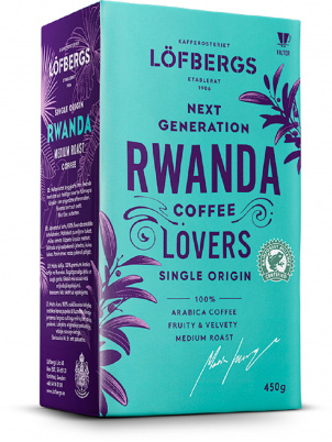 Lofbergs Молотый кофе Lofbergs Rwanda Single Origin 450g