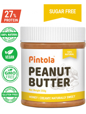 PINTOLA Арахисовая паста  Honey Creamy (с мёдом), 350г 350 г