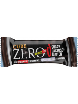 Power Pro  Батончик ZERO CUBE 40% белка Без сахара 50г Кокос