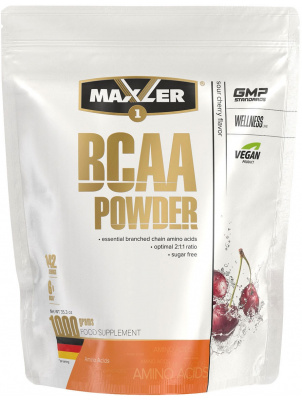 Maxler BCAA Powder 2:1:1 без сахара 1000g