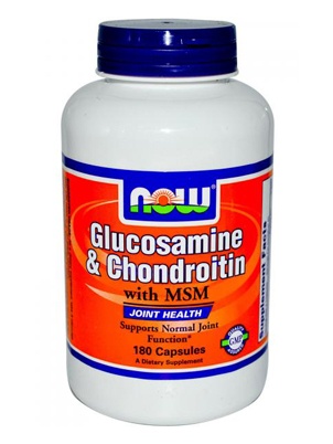 NOW  Glucosamin & Chondroitin 180 tab 180 таблеток