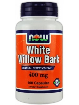 NOW  White Willow Bark 400mg 100 cap 100 капсул