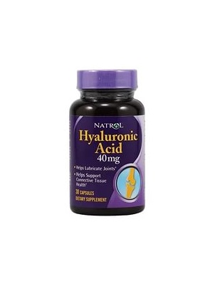 Natrol Hyaluronic Acid 40mg 30 caps 30 капсул