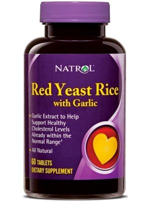 Natrol Red Yeast Rice with Garlic 60 таб.