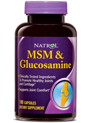 Natrol MSM Glucosamine 180 капс.