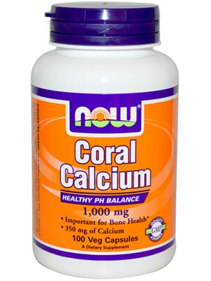 NOW  Coral Calcium 1000mg 100 vcap 100 капсул