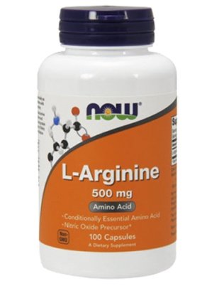NOW  L-Arginine 500mg 100 cap 100 капс.