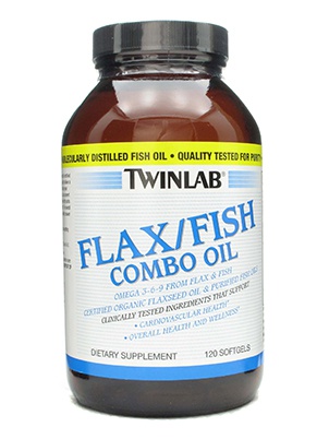 TwinLab Flax/Fish Combo Oil softgels 120 капсул
