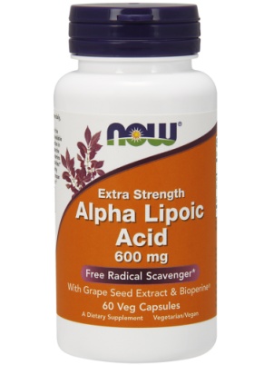 NOW  Alpha Lipoic Acid 600mg 60 cap 60 капс.