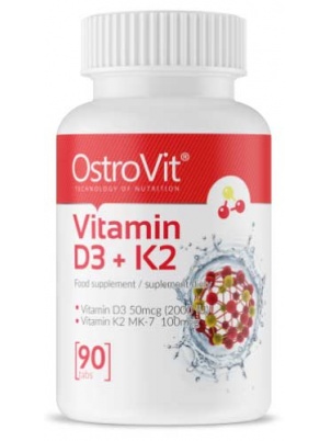 Ostrovit Vitamin D3 + K2 90 tab
