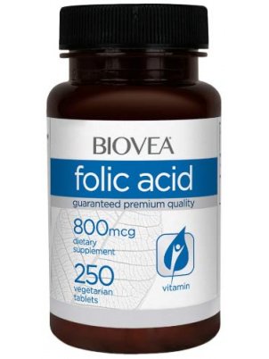 Biovea Folic Acid 800mcg 250 таб.