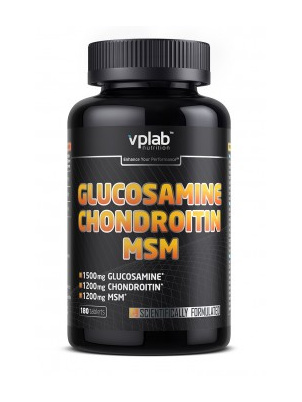 VP  Laboratory Glucosamine Chondroitin MSM 180 tab 180 таб