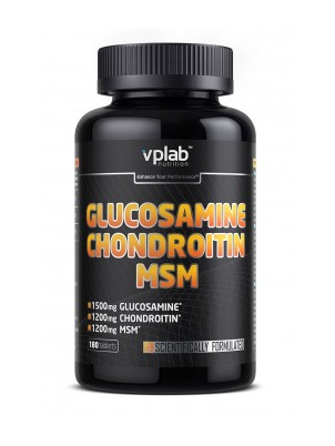 VP  Laboratory Glucosamine Chondroitin MSM 180 tab