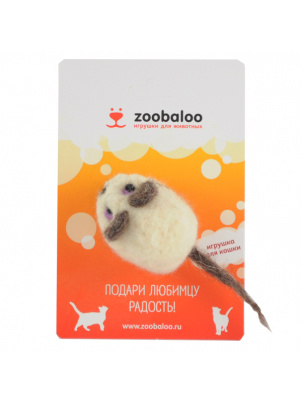 Zoobaloo Шерстяная мышь Эмма 6см 