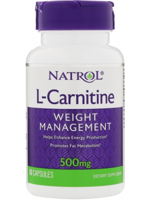 Natrol L-carnitine 500mg 60caps 60 капс