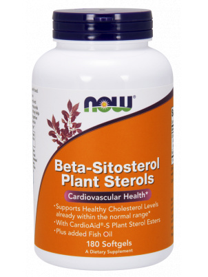 NOW  Beta-Sitosterol Plant 180 softgels 180 гелевых капсул