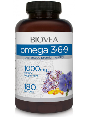 Biovea Omega 3-6-9 1000mg 180cap 180 капсул