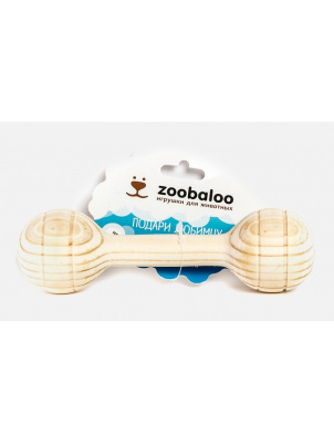 Zoobaloo Деревянная кость для собак 19см, арт.439 