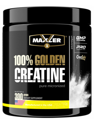Maxler 100% Golden Creatine 300g (банка)