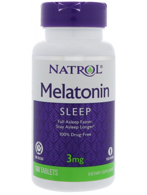 Natrol Melatonin 3mg 100tab 100 таблеток