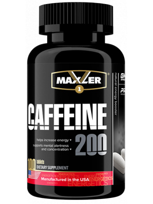 Maxler Caffeine 200mg 100 tab 100 таб