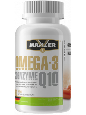 Maxler Omega-3 Coenzyme Q10 60 softgel 60 капс