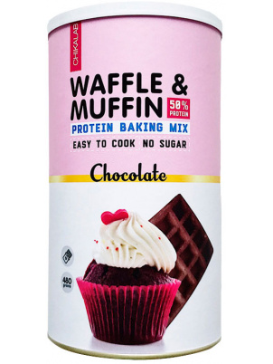 CHIKALAB Waffle & Muffin Protein Baking Mix 480g Шоколад