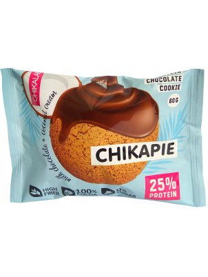 Bombbar Протеиновое печенье CHIKAPIE 60g Кокосовое