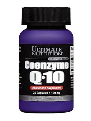 Ultimate Nutrition Coenzyme Q10 100% Premium 100mg 30 cap 30 капсул
