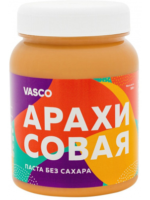Vasco Сладкая арахисовая паста , без сахара 320 г