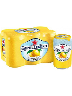 San Pellegrino Газированный напиток Lemonata, Лимон  6шт х 330мл 6 шт