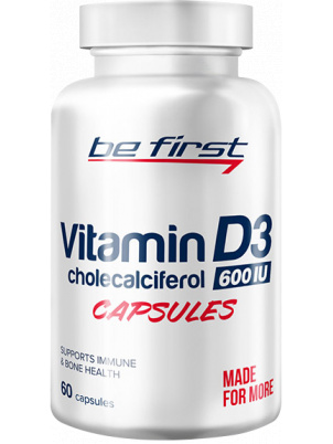 Be First Vitamin D3 600ME 60 gelcap