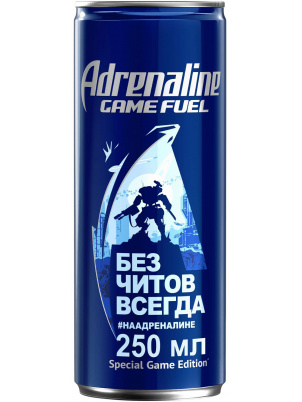Adrenaline Напиток энергетический Adrenaline rush Game Fuel 250 мл 250 мл